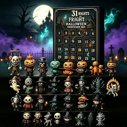 🎃 31 Nights of Fright Halloween Countdown Box