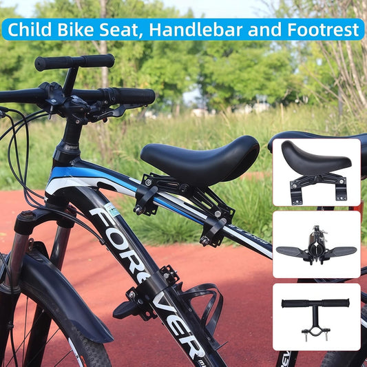 Front-Mounted Kids Bike Seat 🚲👶 – Safe & Comfortable Parent-Child Bike Seat