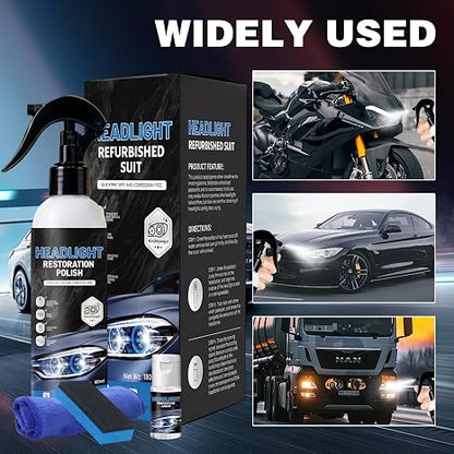 Car Headlight Restoration Polish Kits