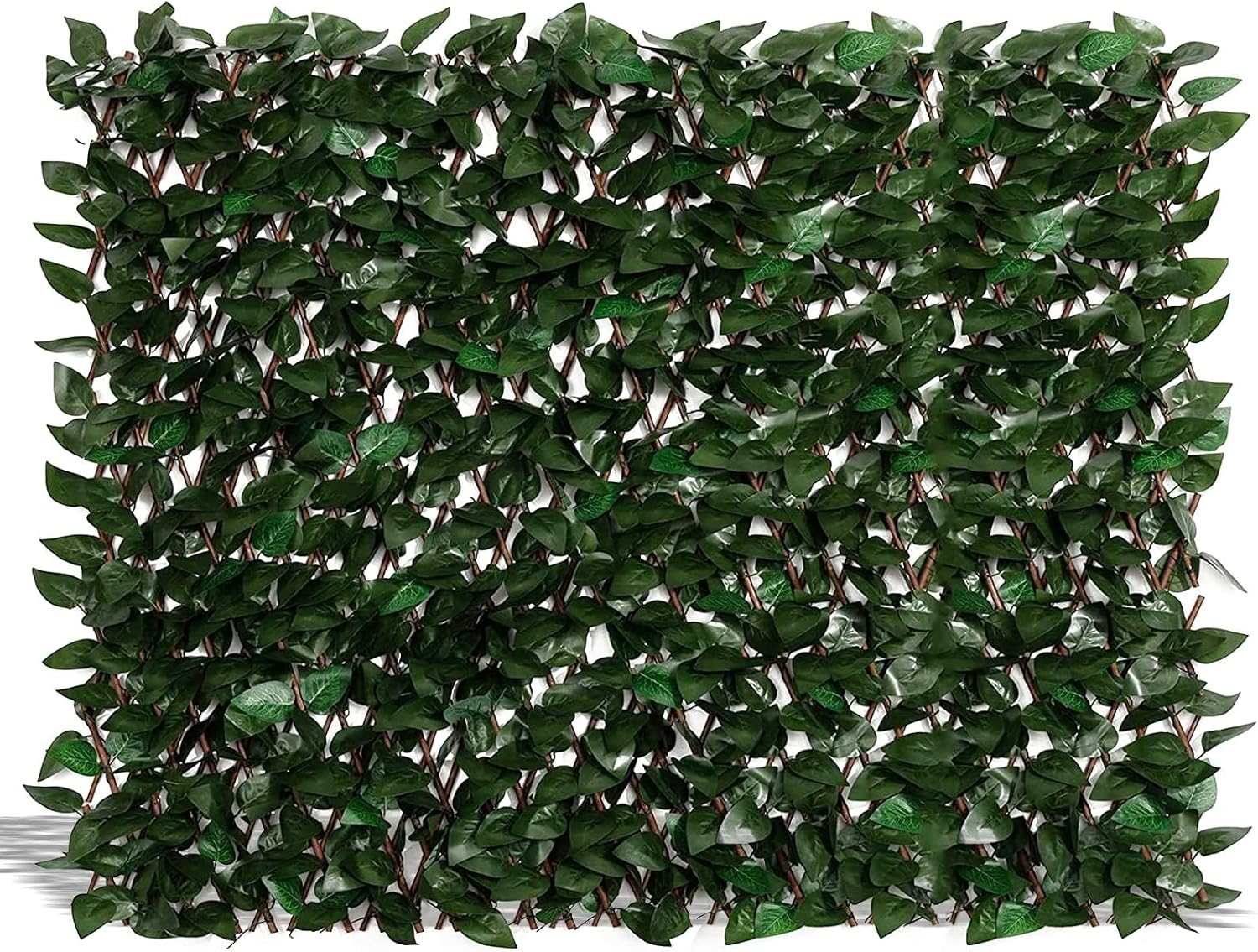 Artificial ivy retractable fence privacy screen