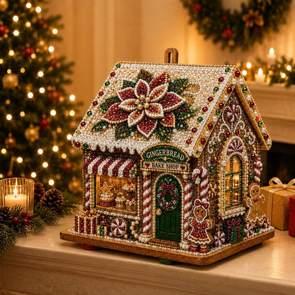 3D Christmas House Diamond Painting Kit