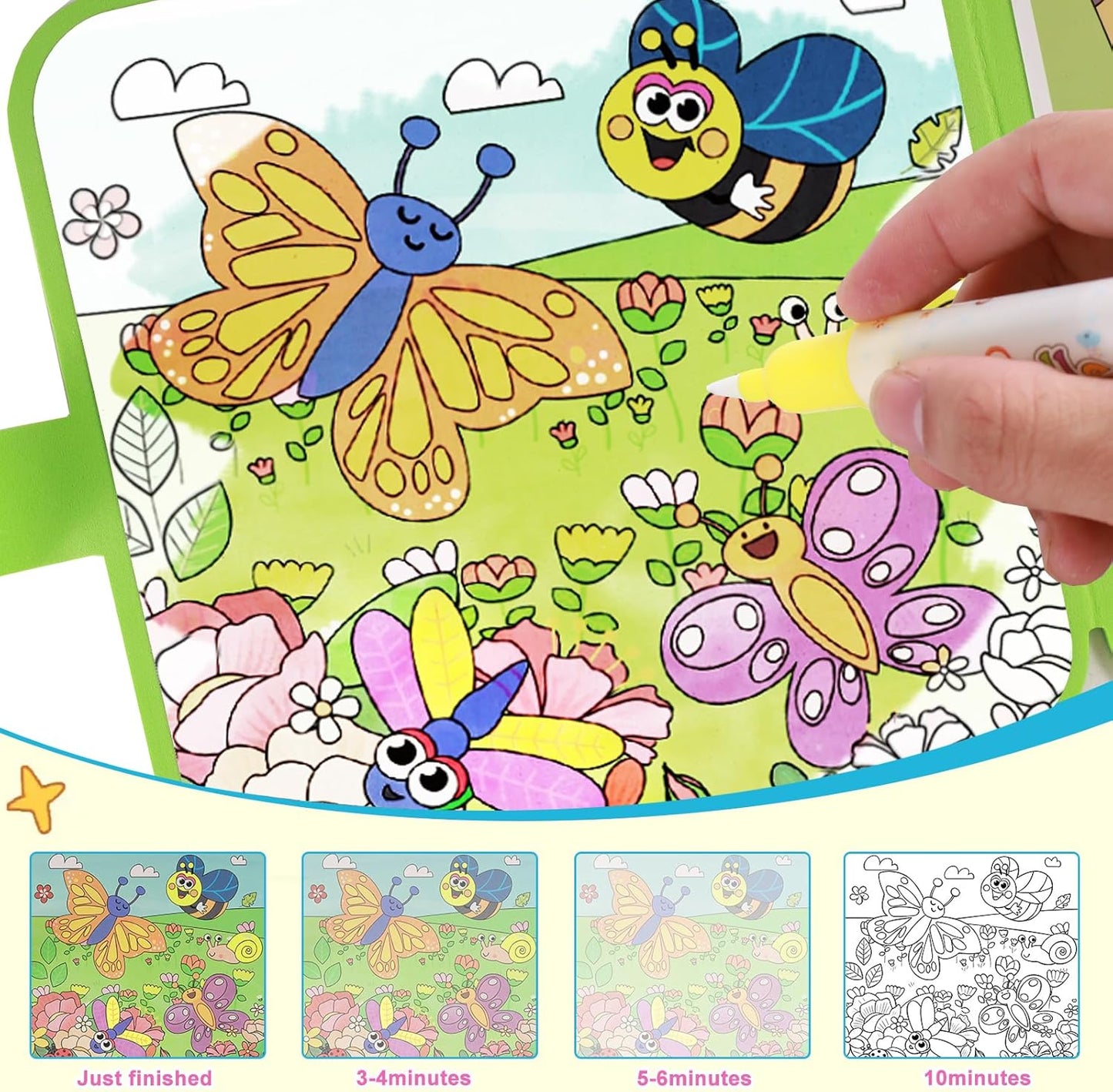 Reusable Water Painting Books for Kids