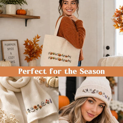 🔥Last Day: 50 % OFF -✨  Halloween Embroidery Pattern Set