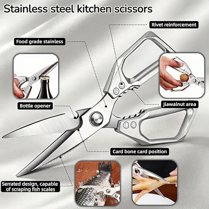 Kitchen Scissors for Food All Purpose Cooking Shears for Meat