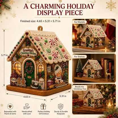 3D Christmas House Diamond Painting Kit