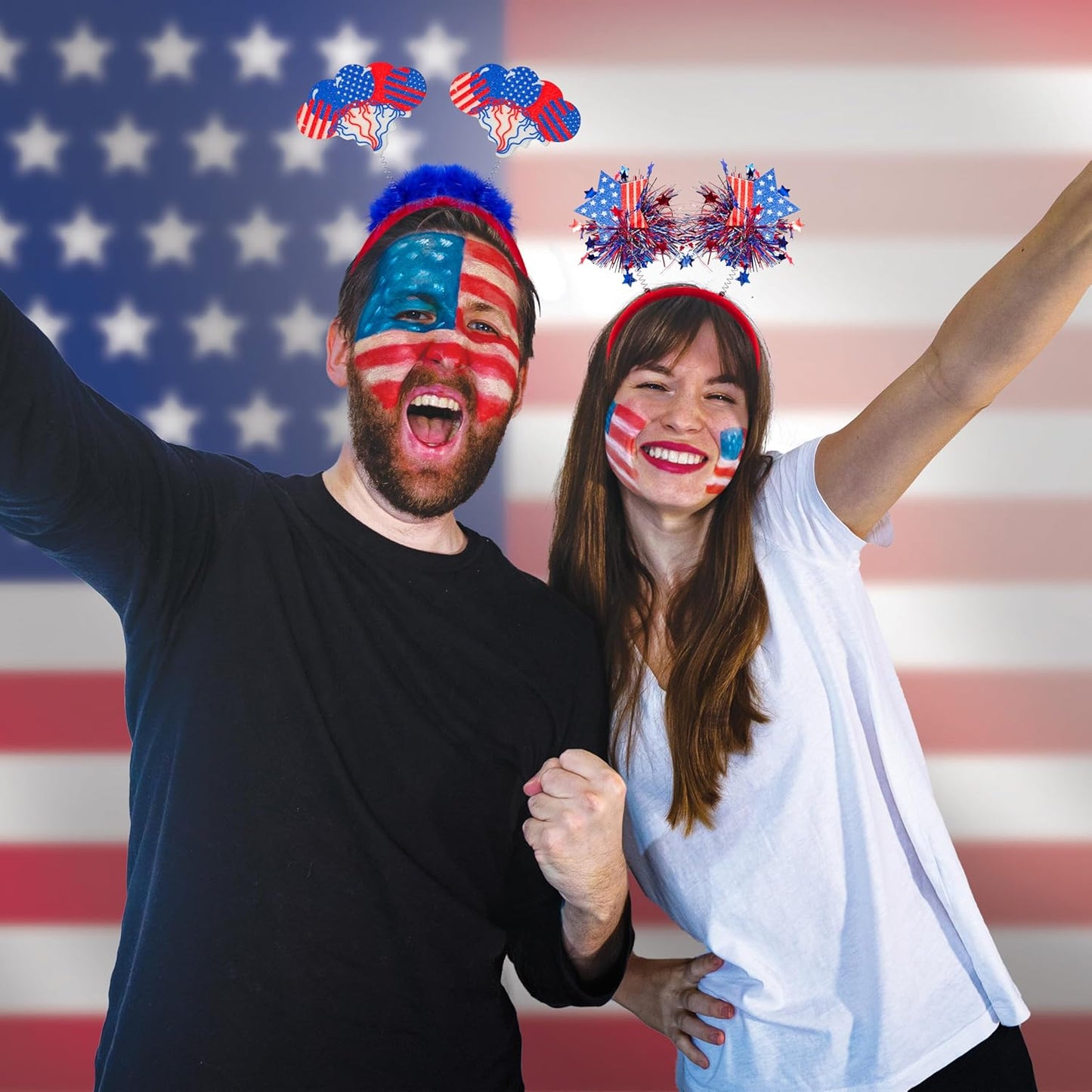 💥50K+ SOLD!-Independence Day Headbands and Party Decorations for July 4th