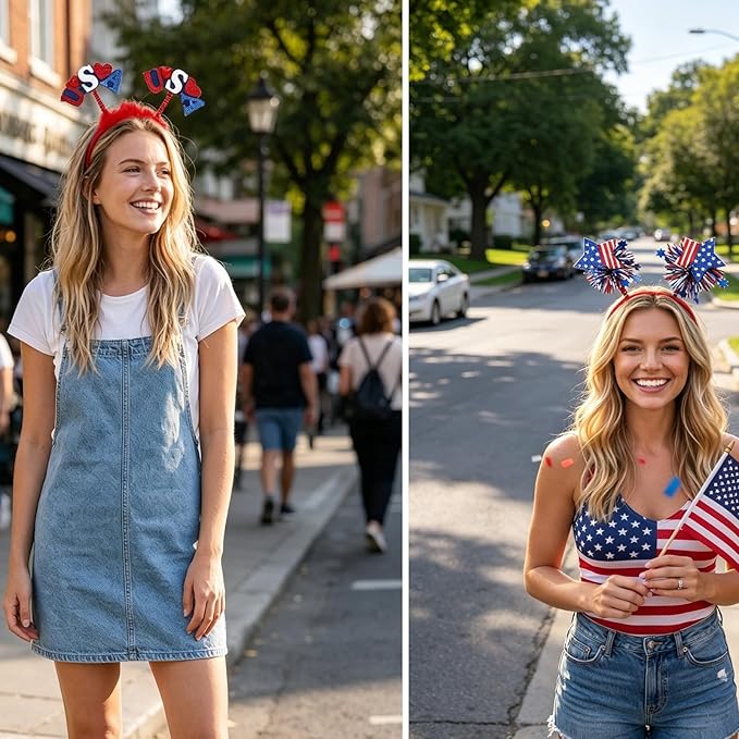 💥50K+ SOLD!-Independence Day Headbands and Party Decorations for July 4th