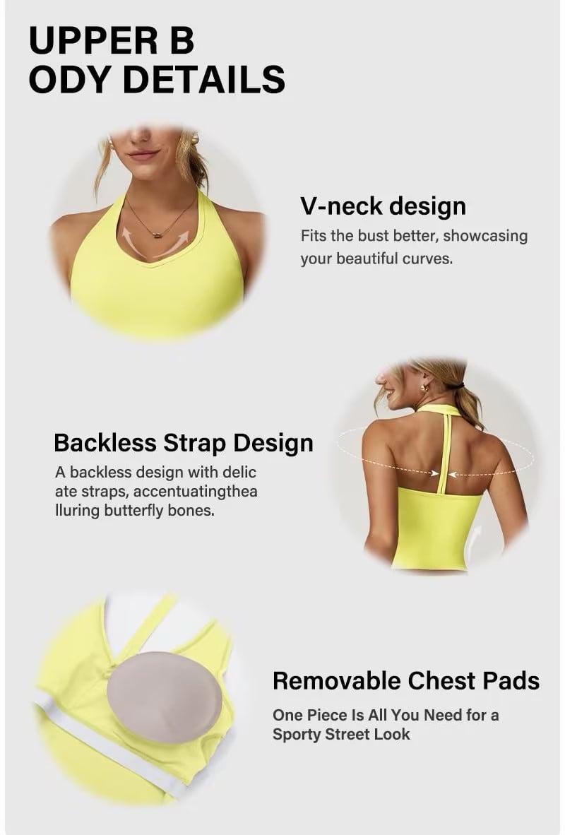 ⚡Hot Sales 49% OFF🔥Women's 2-Piece Athleisure Outfits - Polyester-Silk Fitted Summervibe Sweatsuit