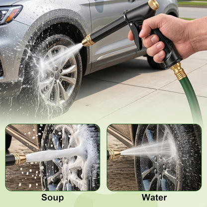 Portable High Pressure Water Sprayer, Adjustable Garden Hose Nozzle Sprayer, Car Washing & Maintenance Tool
