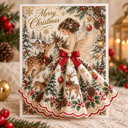 🪽✨3D Christmas Angel Greeting Card