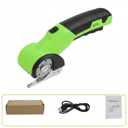 🎉 Cordless Electric Scissors 3.7V – Rechargeable Heavy Duty Cutter with Safety Lock