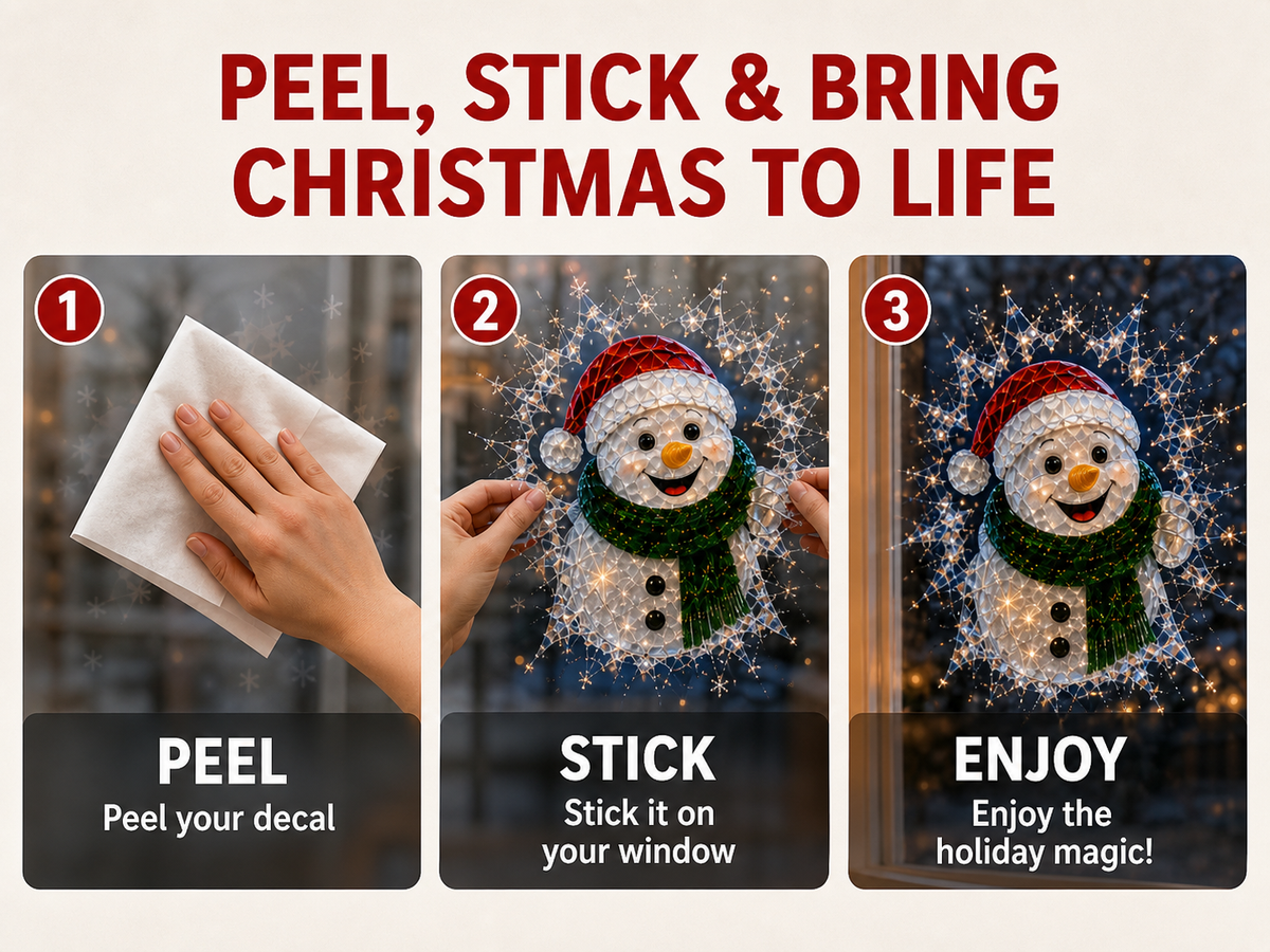 😍Santa Claus window stickers