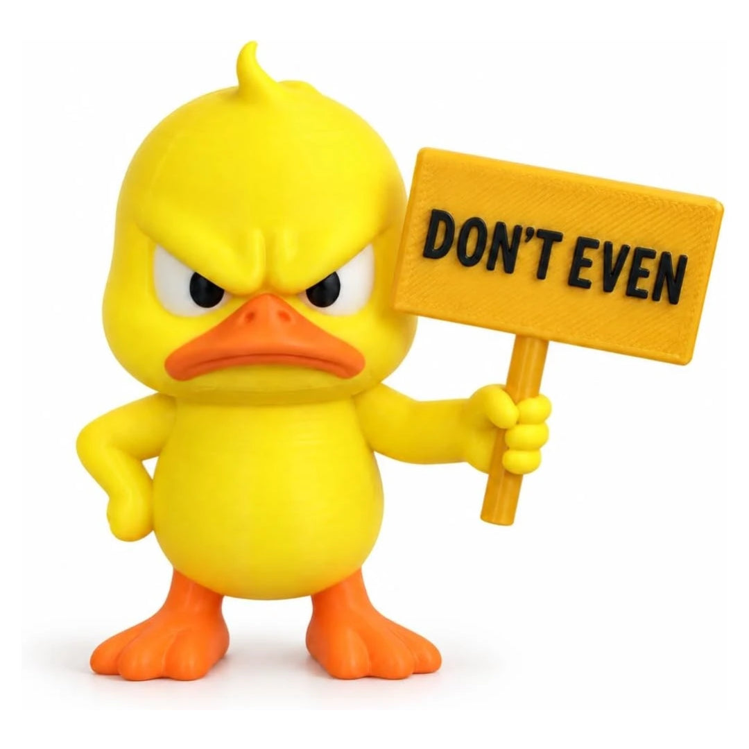 Angry Duck Figurine 🦆😤 – Funny Quirky Decor for Home & Garden