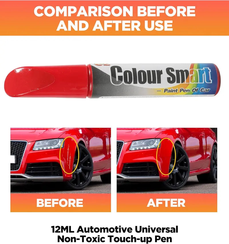 Car touch-up paint pen, quick-drying - an essential accessory for car enthusiasts.