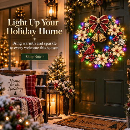 🎄💎 Sparkle & Glow Christmas Craft Art – LED Beaded Holiday Display Kit