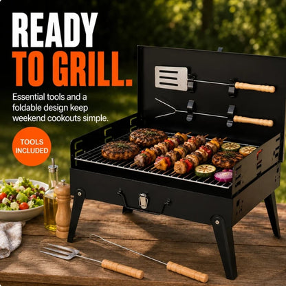 🎁Hot Sale Promotion 49% OFF🔥 Hand luggage barbecue grill