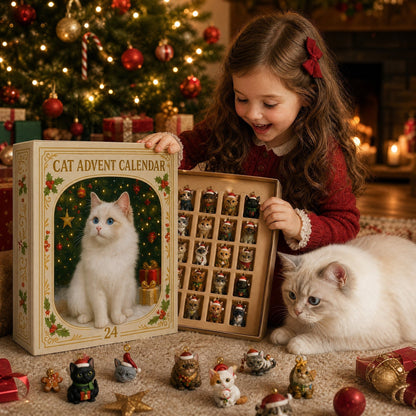 🎄LAST DAY 49% OFF -💥Advent Calendar 2026 Cat Advent Calendar - Giftfor Adults Friends CatOwners and Lovers Christmas Holiday Countdown Gift