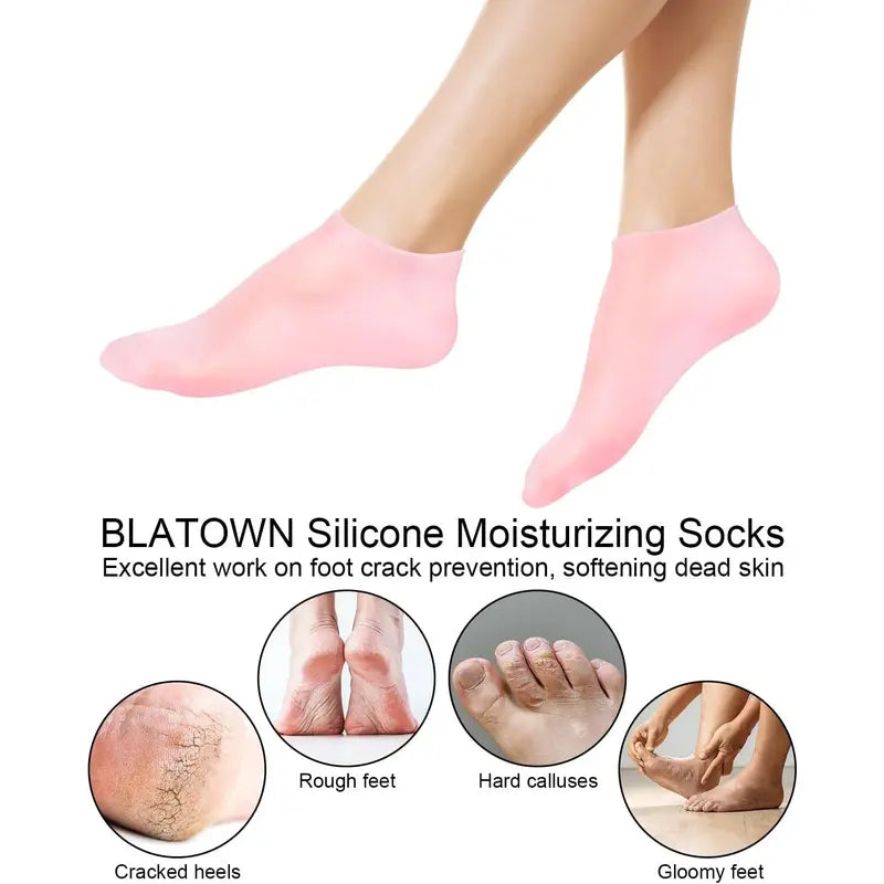 Silicone Protective Moisturizing Foot Socks for Foot Care
