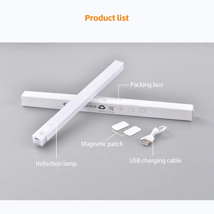 (🎁Last Day 49% OFF)💡Punch-free Smart Sensor Magnetic Rechargeable LED Lights✨