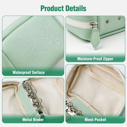 Waterproof pillbox A8 binder set, travel medicine bag