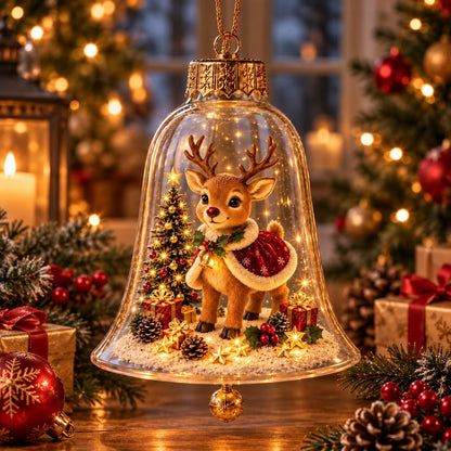 🎄 Lighted Christmas Bell Ornament Collection