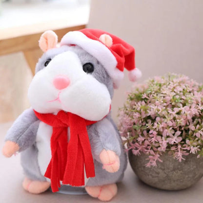 🐹 Talking Hamster Plush – repeats whatever you say, auto head-shaking, hilarious fun for kids & adults🎁