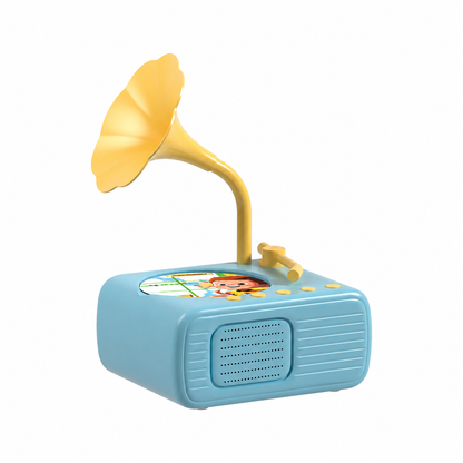 Screen-Free Story & Music Player for Kids – 96 Audio Cards & 4 DIY Recording Cards
