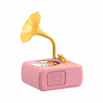 Screen-Free Story & Music Player for Kids – 96 Audio Cards & 4 DIY Recording Cards