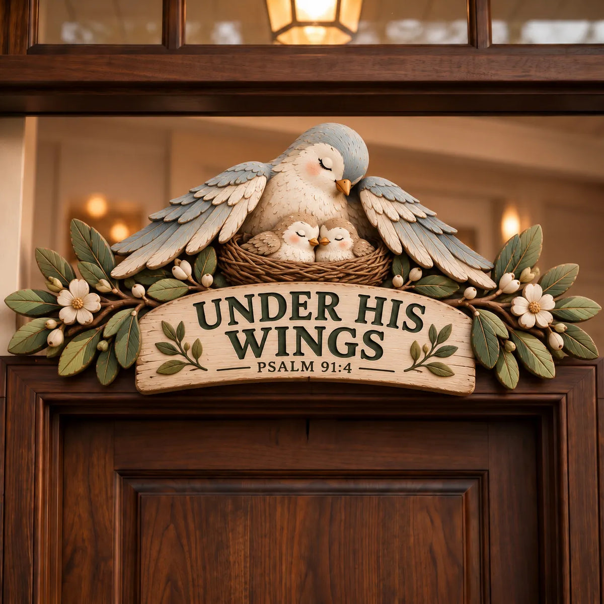 ✝️ 2D Christian Faith & Blessings Decorative Door Topper