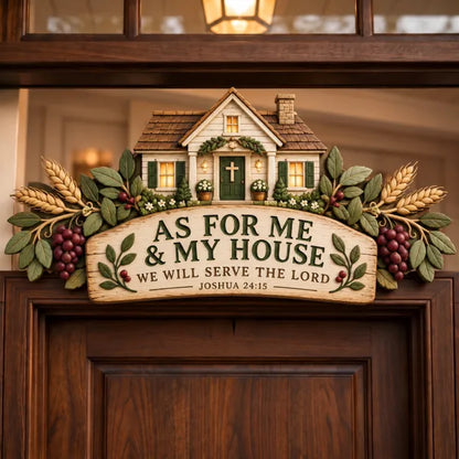 ✝️ 2D Christian Faith & Blessings Decorative Door Topper