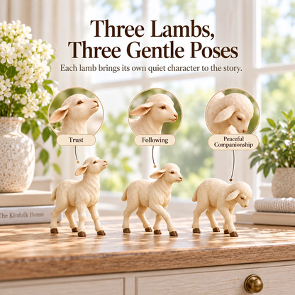 ✝️ Good Shepherd & Lamb Sculpture Collection | Faith-Inspired Home Décor