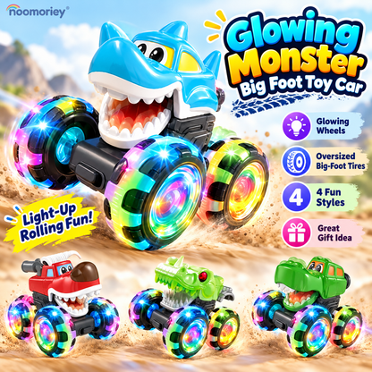 💕Glowing Monster Big Foot Toy Car