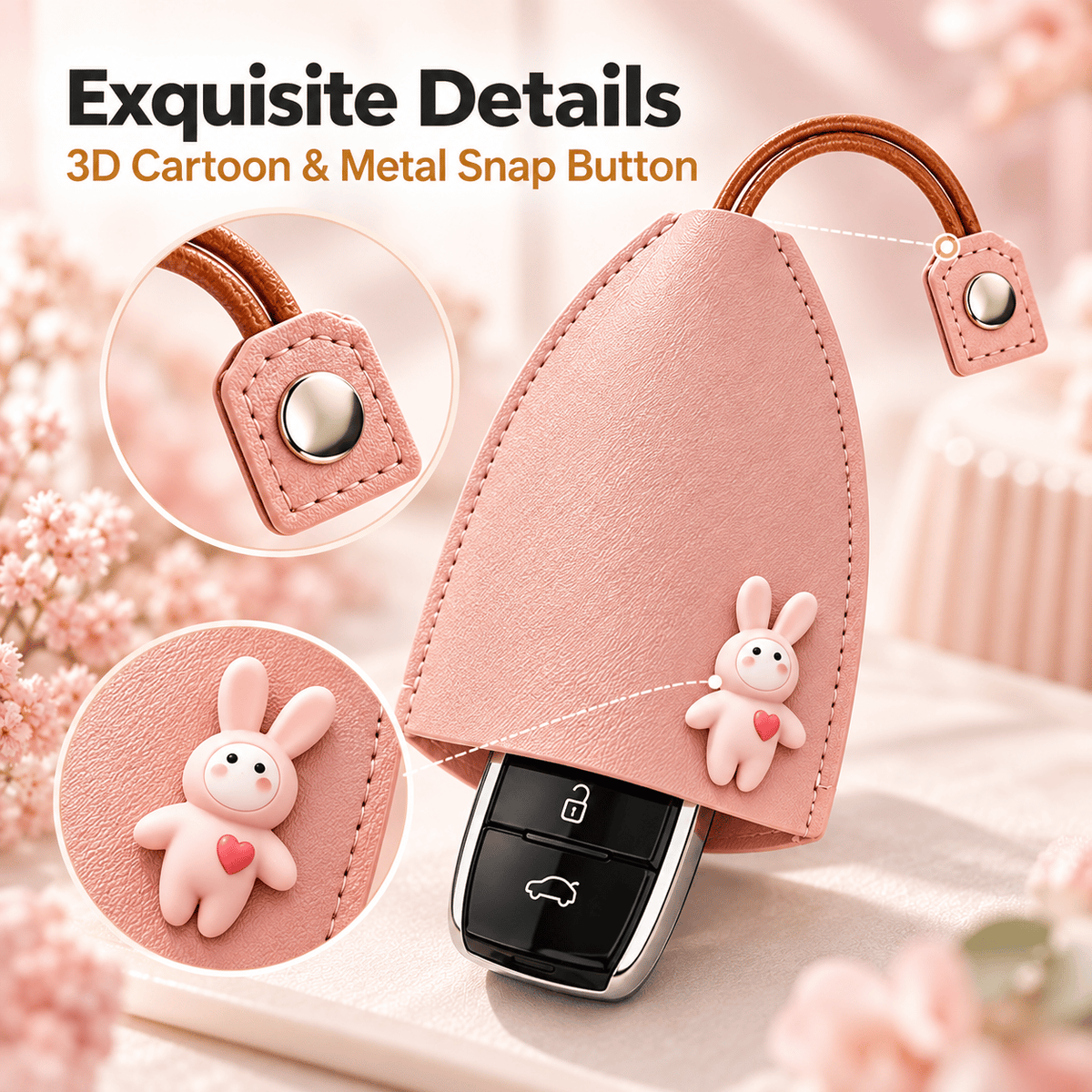 🎁Last Day Promotion 49% OFF🔥Cute Cartoon Pull-Out Key Case