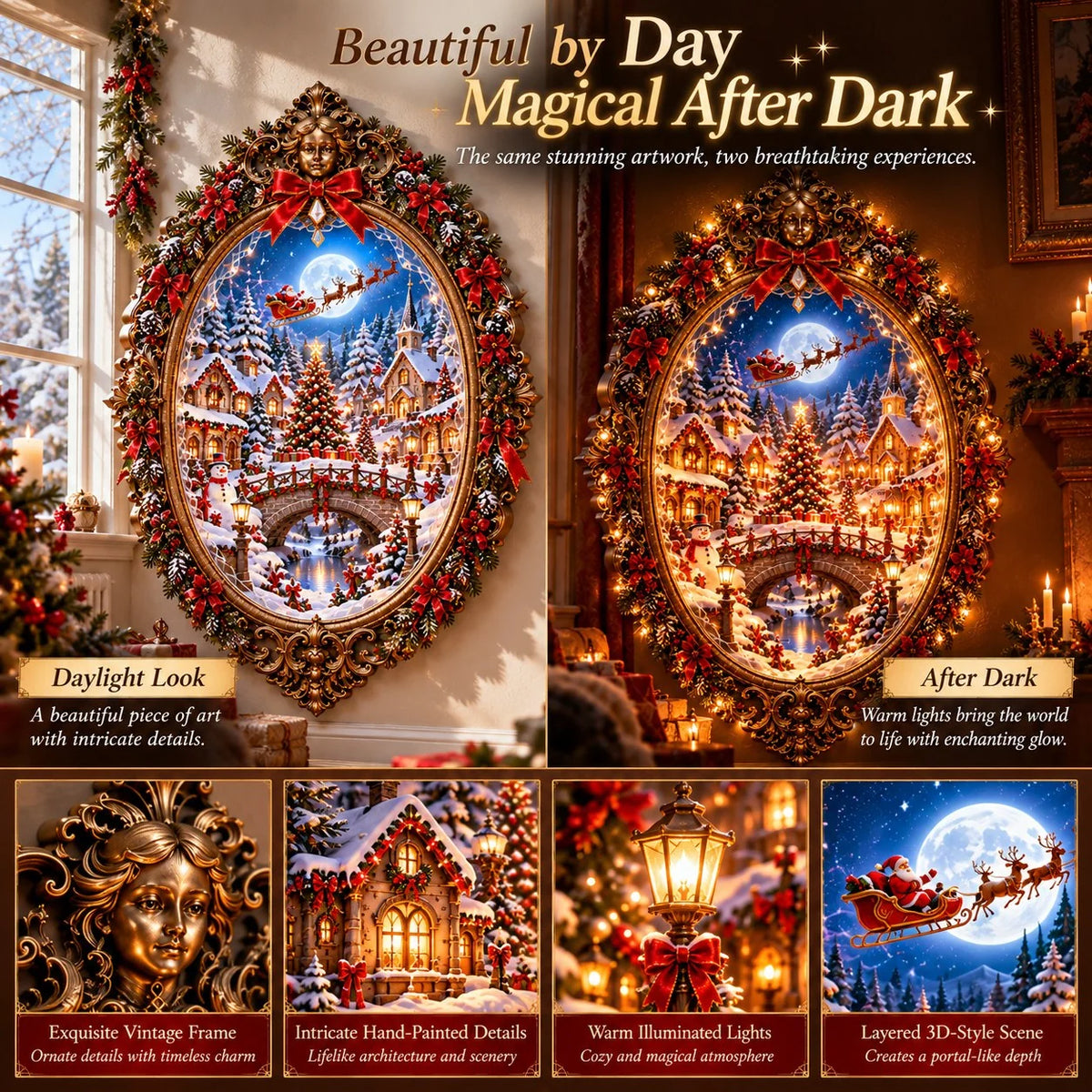 🪞 What If Your Mirror Opened Another World? ✨ Beyond the Looking Glass – Two Enchanted Worlds to Explore!