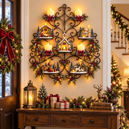 ✝️Holy Night Nativity Village Wall Décor