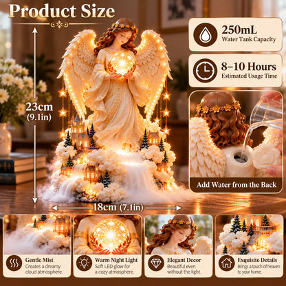 👼✨ 50% OFF – Angel of Heaven™ | Heavenly Mist Humidifier & Glowing Guardian Angel Night Light 💛