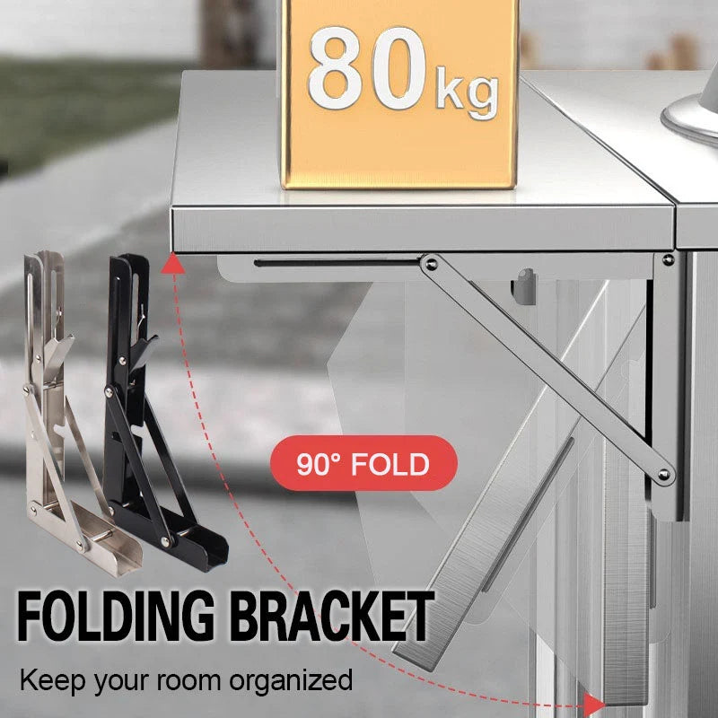🎁2026 New Arrivals 50% OFF💥Fold-in-a-Second Multi-Use Bracket – Declutter Your Kitchen or Study in Moments📚