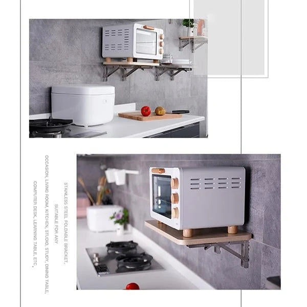 🎁2026 New Arrivals 50% OFF💥Fold-in-a-Second Multi-Use Bracket – Declutter Your Kitchen or Study in Moments📚