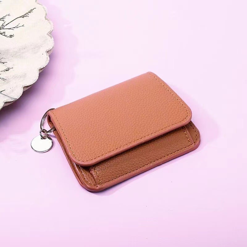 💖Hot 49% OFF🌹RFID Short Wallets for Women – Fashionable Card Holder with Key Ring & Coin Purse