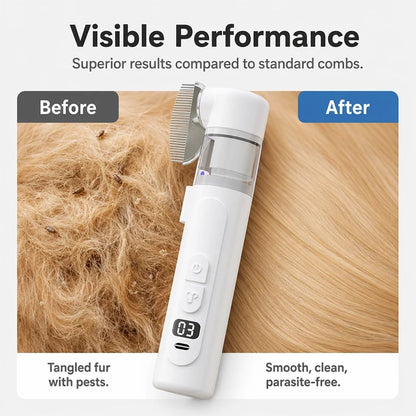 🔥Hot Sale - 49% OFF🐶Electric Pet Flea Remover and Detangling Comb