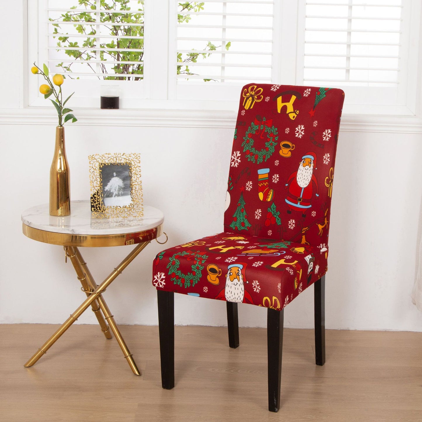 Santa Claus Dining Chair Covers Set