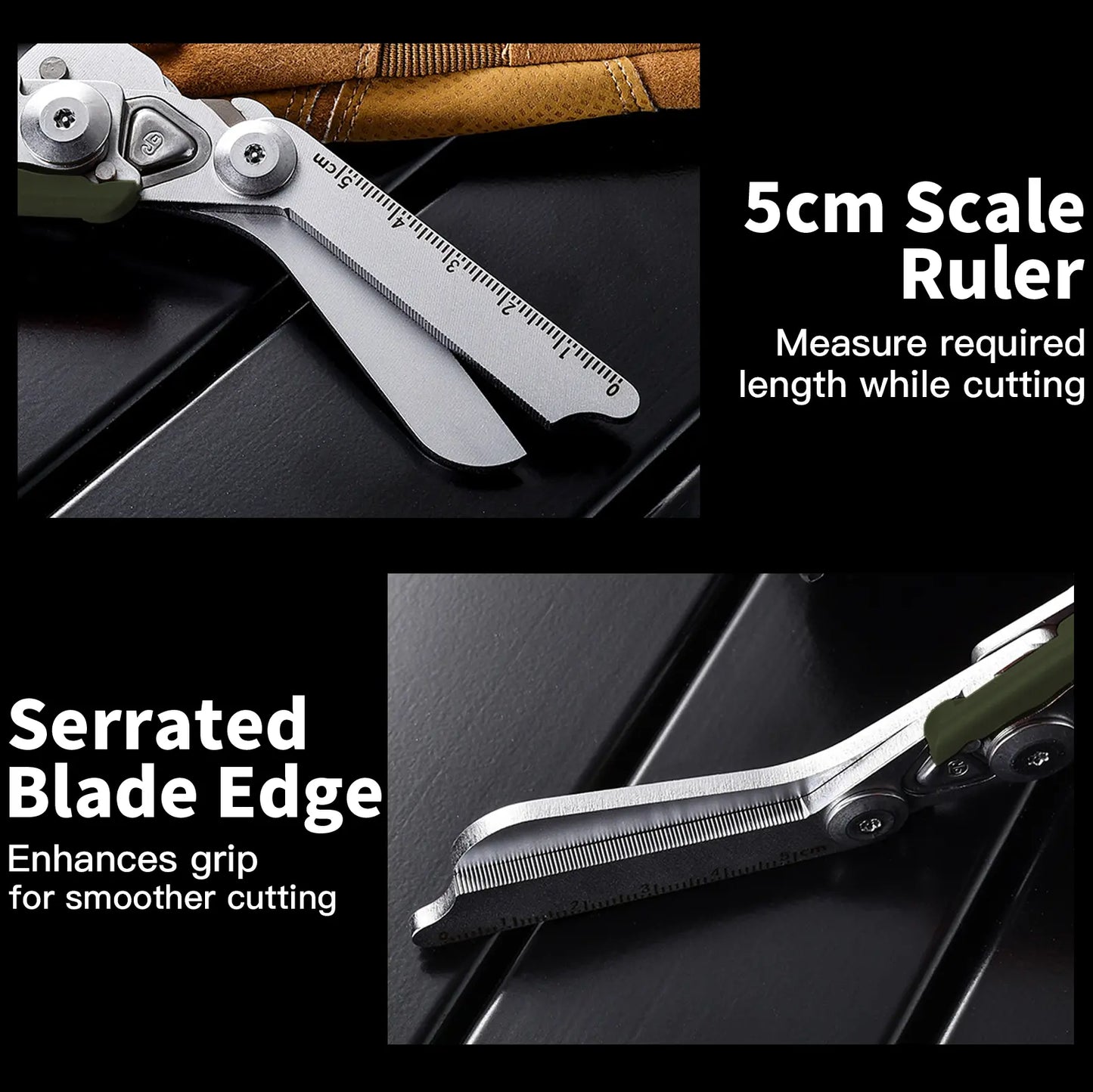8-in-1 Tactical Folding Scissors