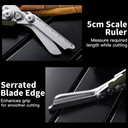 8-in-1 Tactical Folding Scissors
