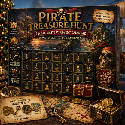 ⏳🎄🔎 Mystery Adventure Advent Calendar -24 Days, 24 Clues, One Final Reveal