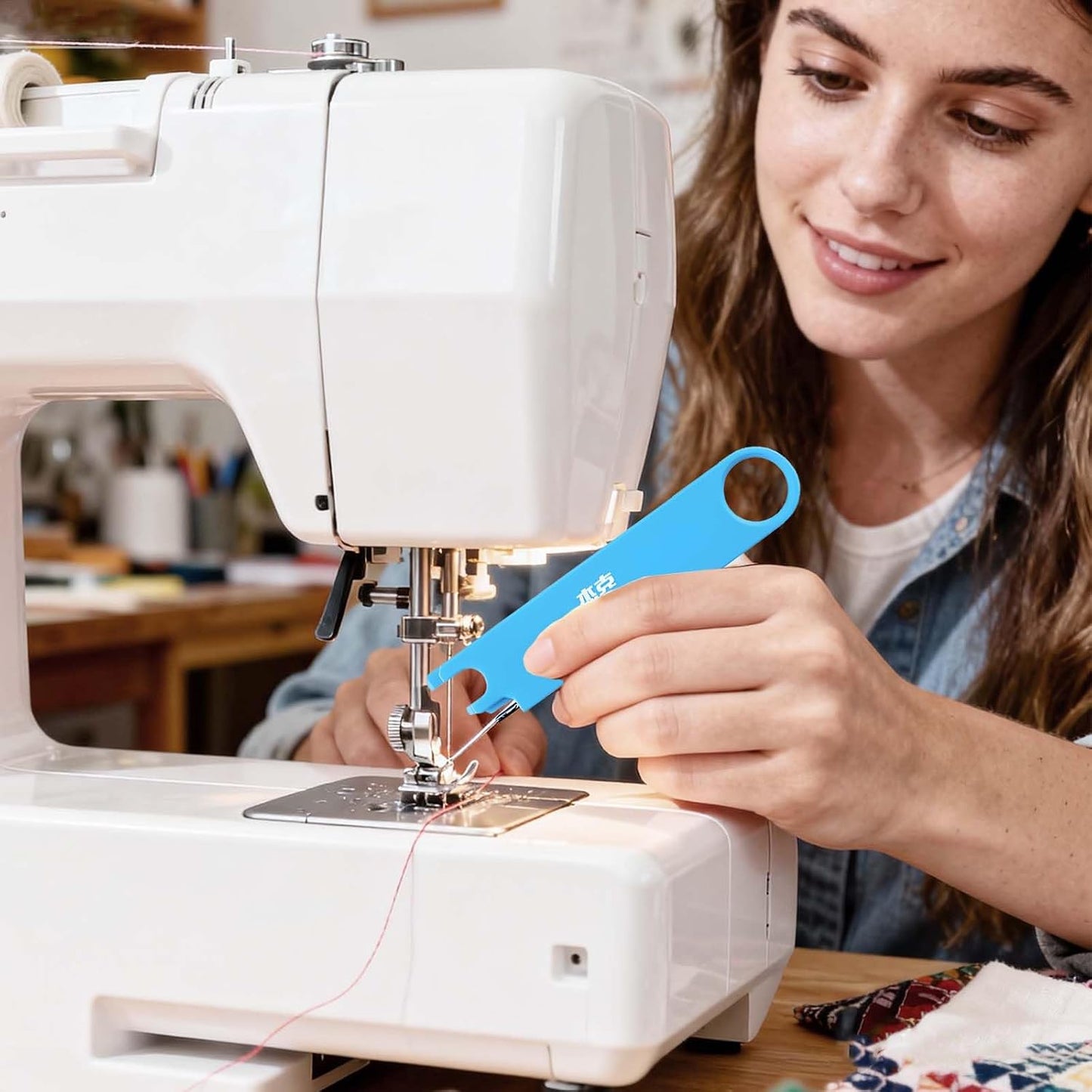 🧵 JACK 3-in-1 Quick Sewing Machine Needle Threader