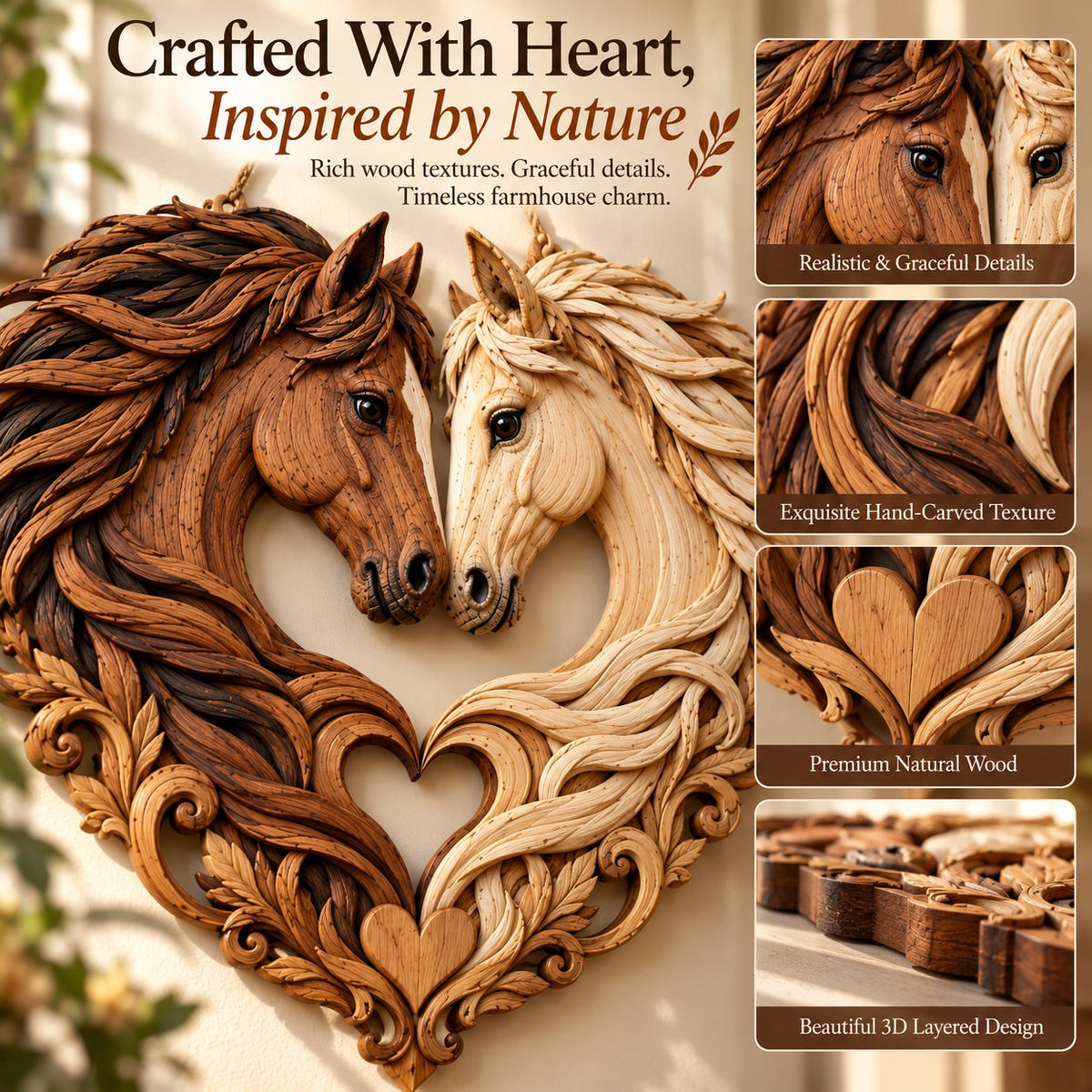 Rustic Farmhouse Horse Décor