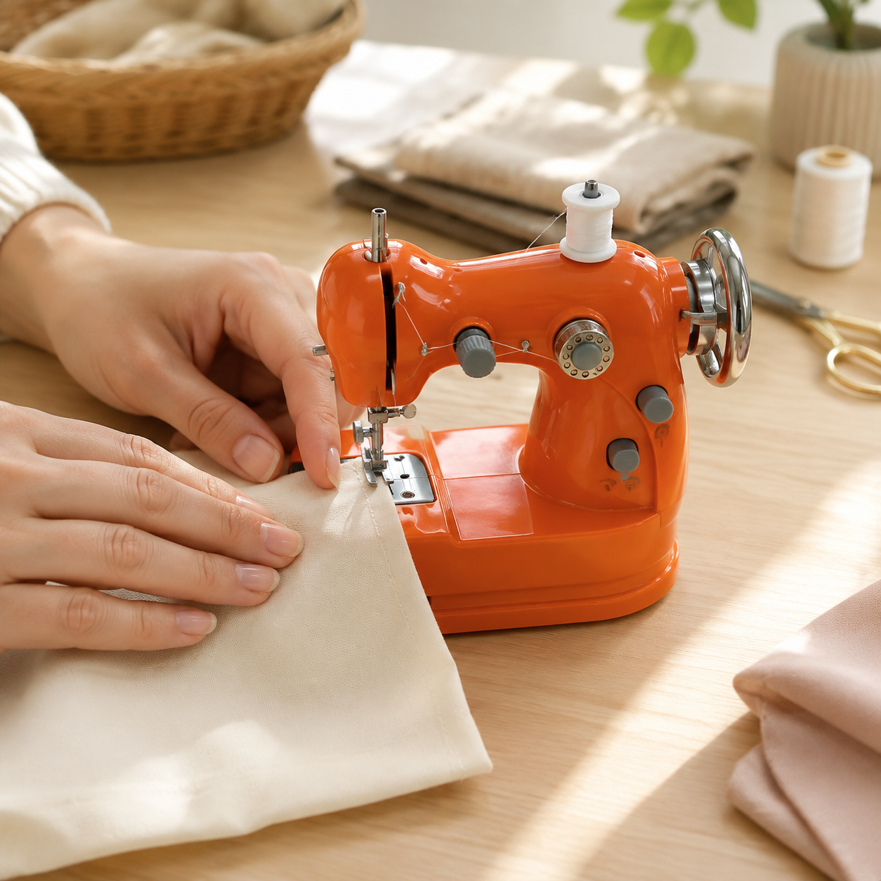 Mini Electric Sewing Machine– Compact Beginner-Friendly Sewing Machine for Home & DIY