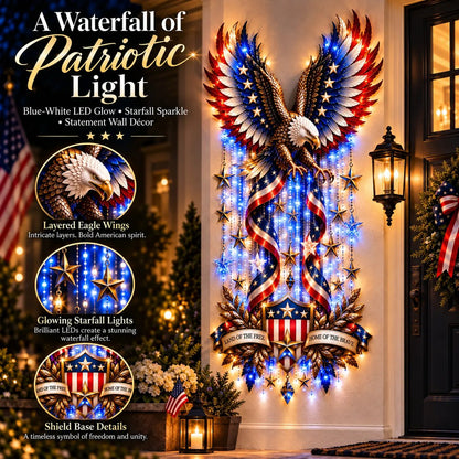 🦅American Glory Cascade™ - Let Freedom Light Your Home🏠