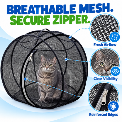 🌿Hot Sale 50% OFF-Outdoor Cat Lounge – Mesh Playpen for Fresh-Air Time