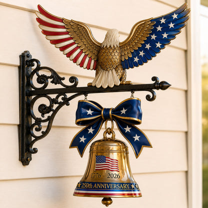 🔥🦅🇺🇸 Ring in the Semiquincentennial: 1776-2026 "Spirit of Liberty" Eagle Bell